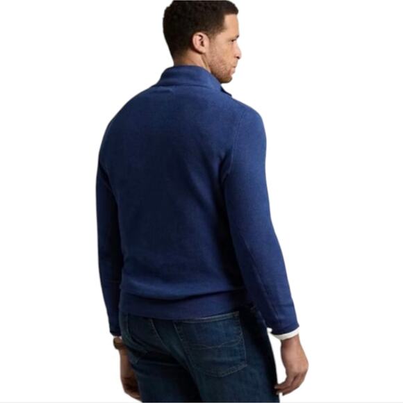 Polo by Ralph Lauren 1/4 Zip Blue Pony Logo Shirt Size 2XB - Picture 9 of 10